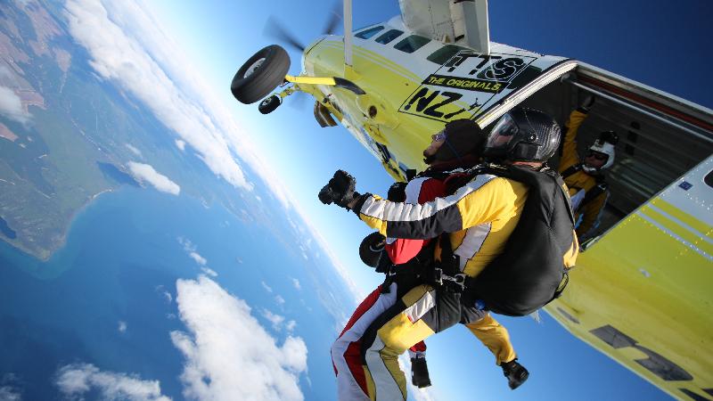 Skydive above Lake Taupo with TTS - we're NZ's #1 Rated Skydive on Tripadvisor! 